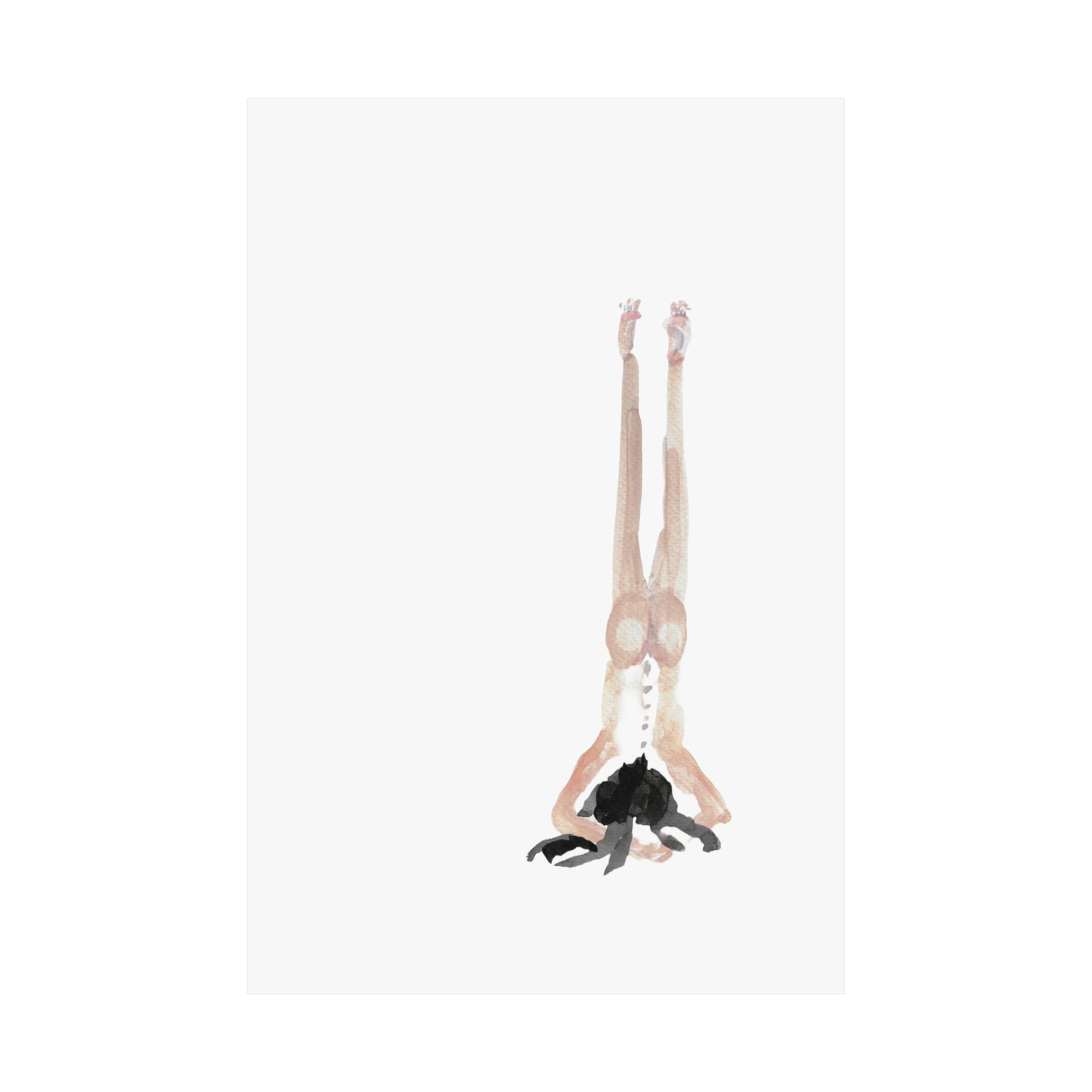 "Headstand" | Premium Matte Vertical Posters
