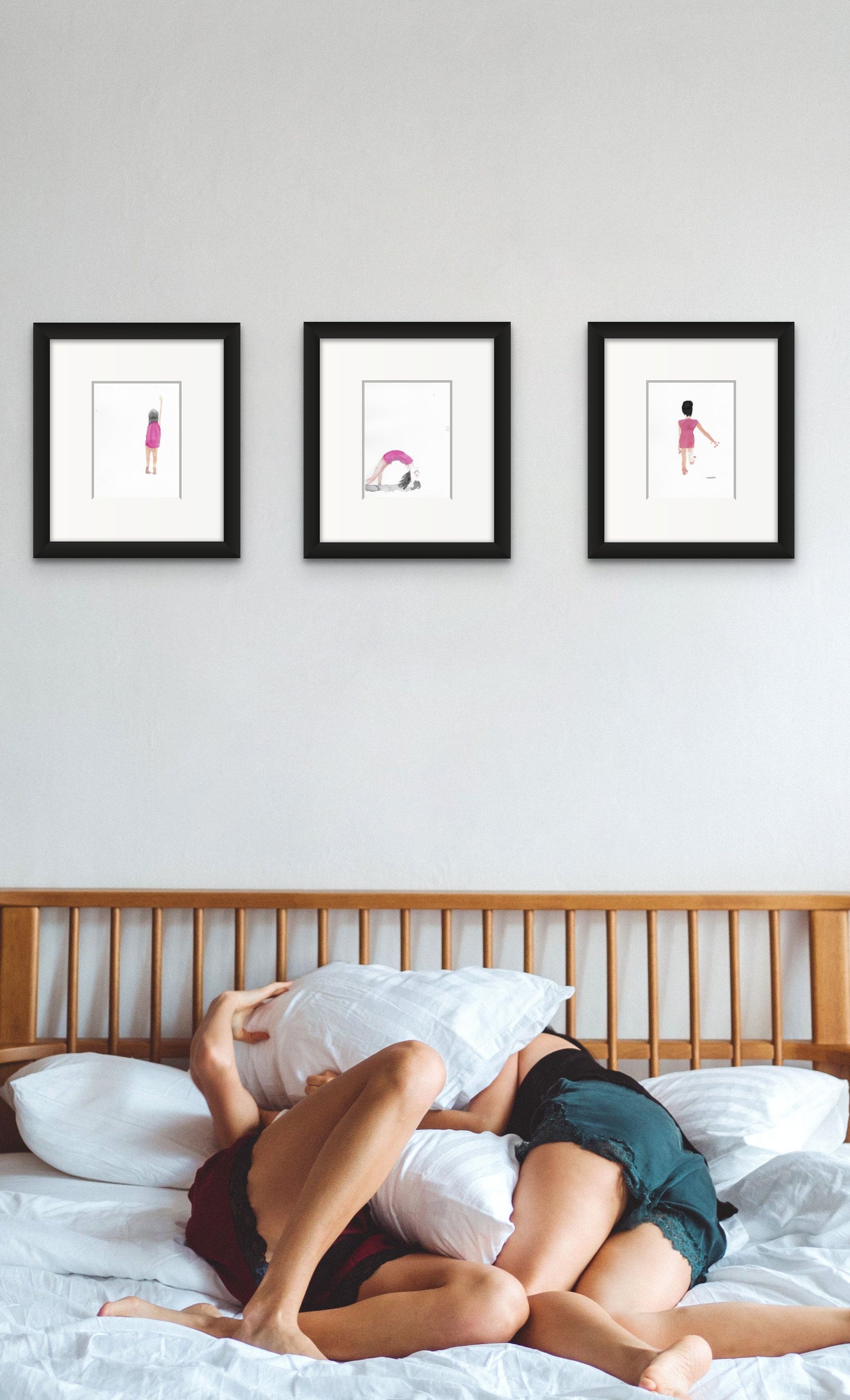 Pink Little Women | 3 Print Series
