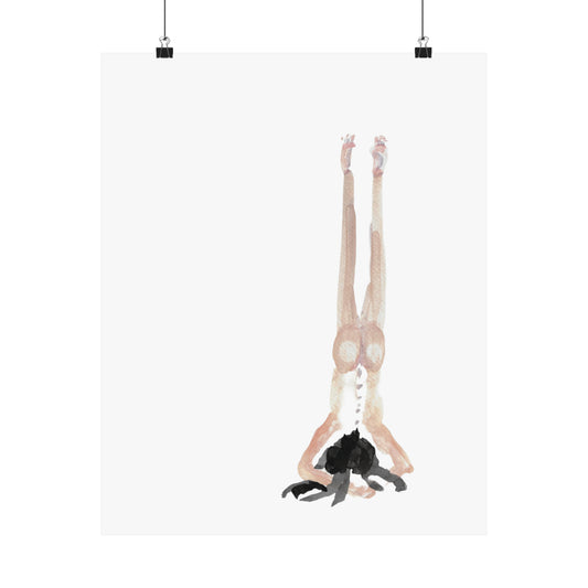 "Headstand" | Premium Matte Vertical Posters