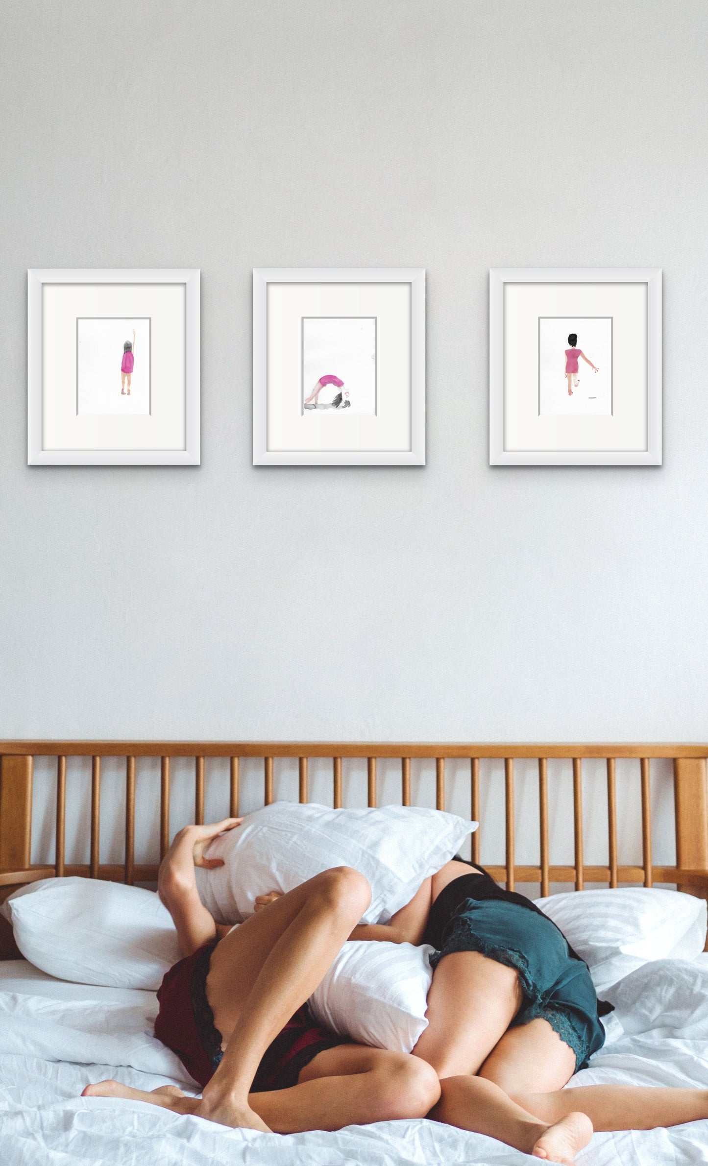 Pink Little Women | 3 Print Series